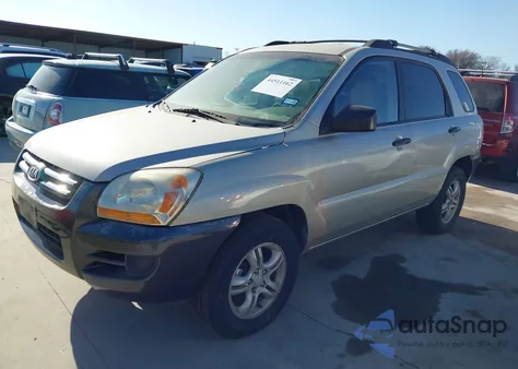 2007 Kia Sportage Lx V6 z USA, uszkodzony, nr VIN KNDJF723377437138